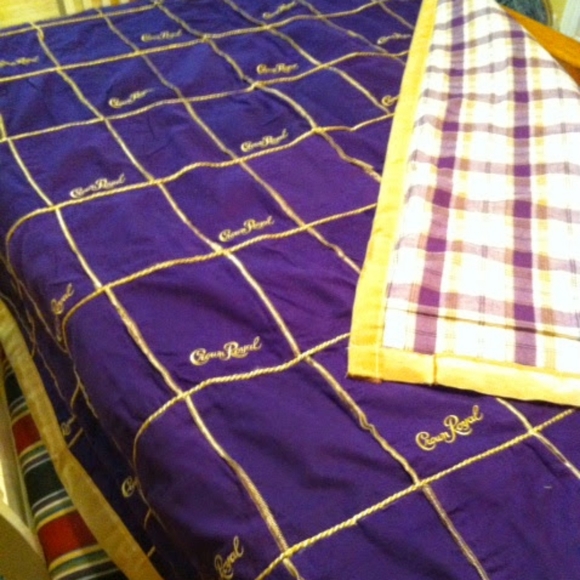 Hand Sewn Crown Royal Throw